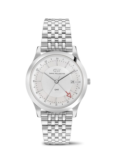 Daniel Wellington Pathfinder Gmt 7-link Frost-white Silver Dw00600973 Erkek Kol Saati Gümüş