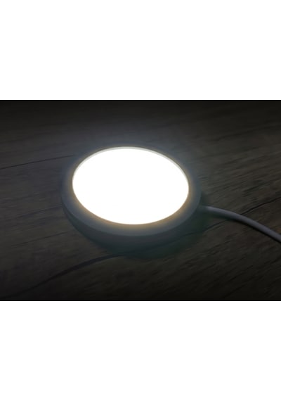 Led Lamp - Kit 001 Uyumlu 3d Yazıcı Lamba Donanım Kiti Beyaz Bambu Lab Mh001 Tam Uyumlu + Şarj Adaptörü Hediyeli Gri