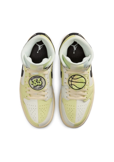 Nike Air Jordan 1 Mid Se 'fall League' Kadın Basketbol Ayakkabısı Hq3008 130 Çok Renkli