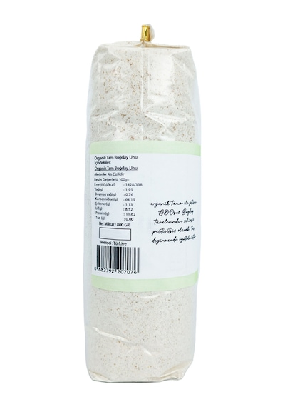 OG natural Organik Tam Buğday Unu 800 G
