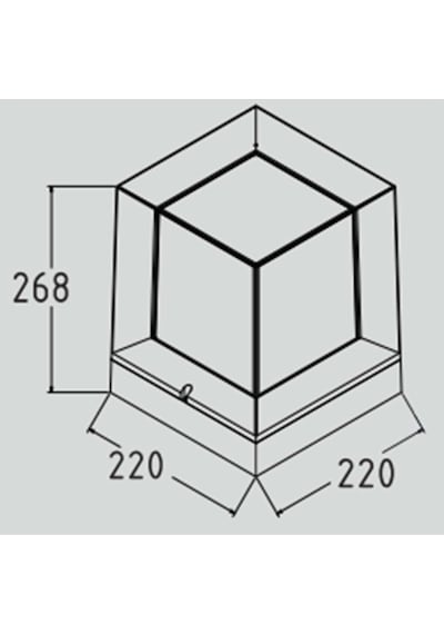 Horoz 400-010-129 Prizma Siyah 40W Bahçe Aydınlatması