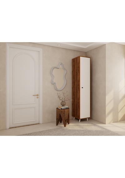 Volta Çok Amaçlı Banyo/kiler Dolabı Amalfi Beyaz Renk Beyaz