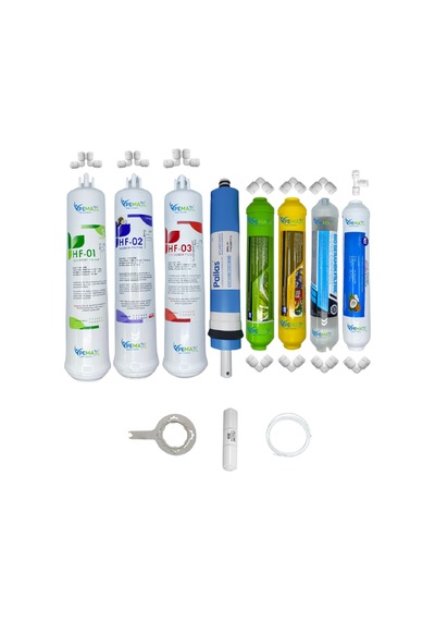Pws Kapalı Kasa Su Arıtma Cihazlarına Hft 8li Pallas Mebran Alkali+mineral+detox+tatlandırıcı