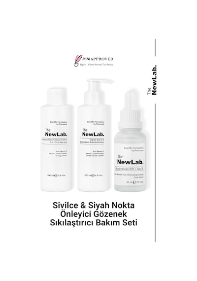 The NewLab & Siyah Nokta Önleyici Gözenek Sıkılaştırıcı Bakım Seti