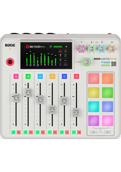 Rødecaster Pro Iı: Beyaz Entegre Ses Prodüksiyon Sistemi - 4 Mikrofon Girişli, Sd Card Ve Bilgisayara Çok Kanallı Kayıt Etme Özellikli Profesyonel Podcast Mikser Rødecaster Pro Iı: Beyaz Entegre Ses Prodüksiyon Sistemi - 4 Mikrofon Girişli, Sd Card Ve Bilgisayara Çok Kanallı Kayıt Etme Özellikli Profesyonel Podcast Mikser
