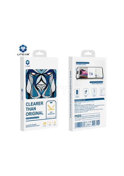 Lito D+ Ultra Ar Full Glass Apple, Uyumlu iPhone 16 Ekran Koruyucu