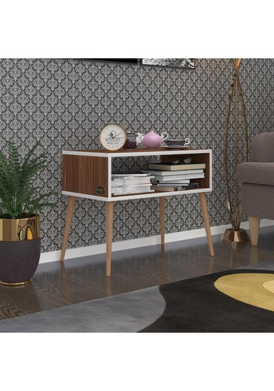 Kenzlife Komodin Dumrul Cvz 57 70 39 Ahşap Ayaklı Komidin Kitaplık Cordoba