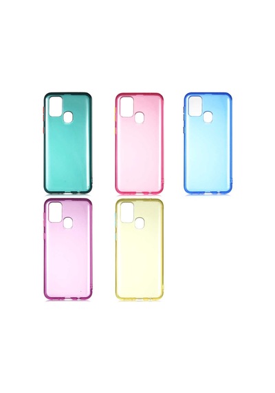 Galaxy M31 Kılıf Zore Bistro Kapak Mavi