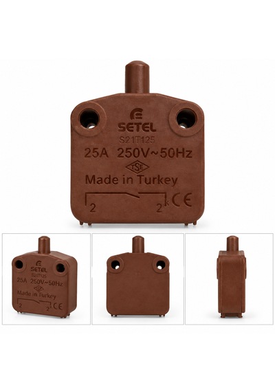 Setel S21t125 25a 250v Şofben Termik Şalter Isı Anahtarı Şofbene Uyumlu 1