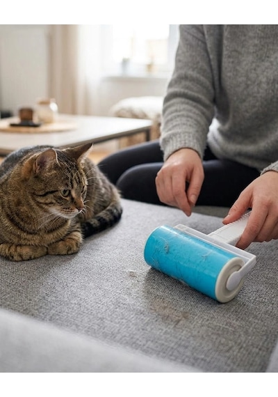 Yıkanabilir Pet Tüy Toplama Atı Kıyafet Koltuk Araba İçi Temizlik Rulosu