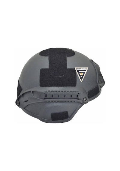 Taktikal Airsoft Paintball Plastik Kask Haki Bandanalı Diğer