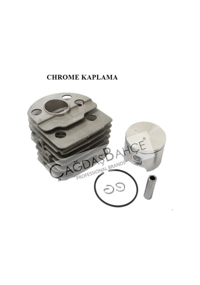 Husqvarna 55 / 51Testere Chrome Silindir Piston Seti 46 Mm