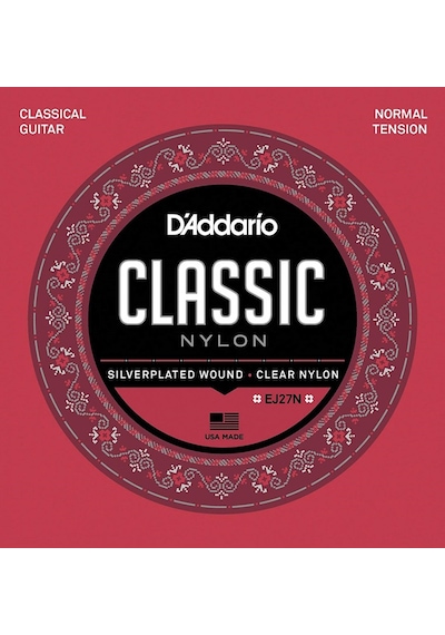 D'addario Ej27N Student Nylon. Normal Tension Takım Tel Klasik Gi