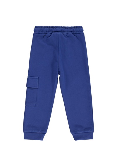 Silversun Kids Silversun Kargo Cepli 2-7 Yaş Eşofman Altı - Mavi Saks Mavisi