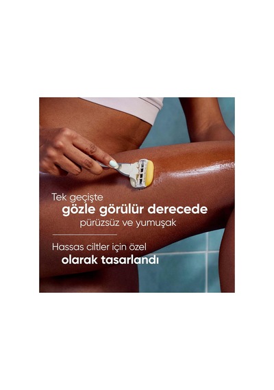 Lexroo Pro Comfortglide Sugarberry Kokulu Kadın Tıraş Bıçağı, 3 Yedek Tıraş Bıçağı
