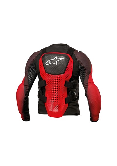 Alpinestars Bionic Tech Youth Genç Body Armour Tam Gövde Koruma Siyah Beyaz Kırmızı