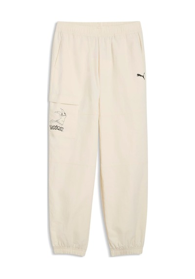 Puma X Pokémon Genç Geniş Kesim Kargo Pantolon 634943 87 Beyaz