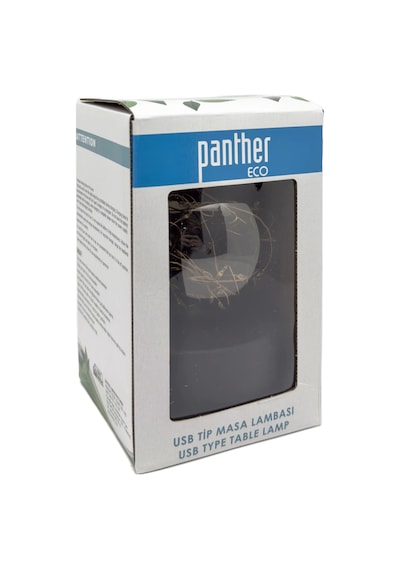 Panther Ledo-02sd Şarjlı Masa Lambası Siyah Çok Renkli