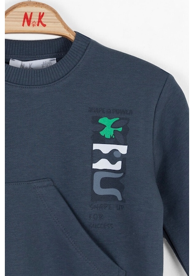 Xo Kids Erkek Çocuk Sweatshirt 9ay-4 Yaş 47609 Indigo İndigo