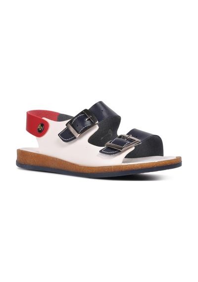 Şiringenç 006 Lacivert-beyaz-kırmızı Çocuk Sandalet 001