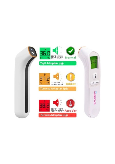 Saubern Baby BNT9602 Dijital Temassız Vücut ve Alından Ateş Ölçer