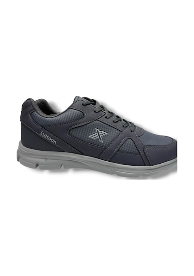 Luttoon 251-26 Deri Anatomik Erkek Sneaker 45-48 Füme
