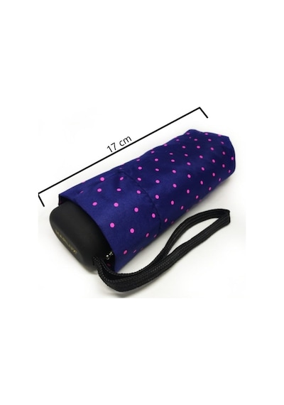Eleven Markets Mini Cep Boy Bayan Şemsiye 17 Cm, Ultra Mini Şemsiye Mavi - Mor