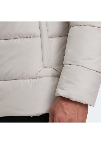 Slazenger GANEA IN Erkek Kapüşonlu Şişme Bej Mont & Kaban