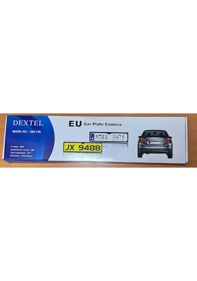 Dextel Dex-755 Araç Plakalıklı Gece Görüşlü Geri Görüş Kamerası