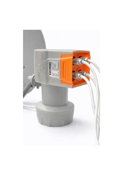 Rose Rg-400 Quad Lnb Dört Çıkışlı Unıversal 0,1 Db Full Hd 4k Uyumlu Uydu Lnb