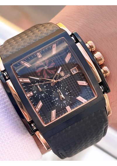 Raymond Nişan Ve Damatlara Özel Deri Kordon 2 Yıl Garantili 5 Atm Erkek Kol Saati+bileklik Rmd.54 Rose Gold - Siyah Raymond Nişan Ve Damatlara Özel Deri Kordon 2 Yıl Garantili 5 Atm Erkek Kol Saati+bileklik Rmd.54 Rose Gold - Siyah