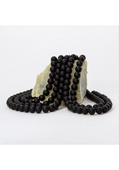 Gld-spt- 8 Mm Orjinal Mat Onix Doğal Taş - Siyah
