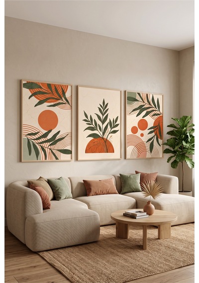 Doğal Ahşap Çerçeveli Soyut Yaprak Ve Geometrik Desenli 3 Lü Duvar Tablosu Seti Turuncu Yeşil Krem Tonları Modern Şık Dekorasyon Kabartma Görünümlü Bej - 938367624 Bej Doğal Ahşap Çerçeveli Soyut Yaprak Ve Geometrik Desenli 3 Lü Duvar Tablosu Seti Turuncu Yeşil Krem Tonları Modern Şık Dekorasyon Kabartma Görünümlü Bej - 938367624 Bej