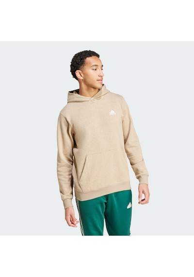 Adidas Multi Seasonal Essentials Mélange Erkek Kapüşonlu Üst-7648 Bej