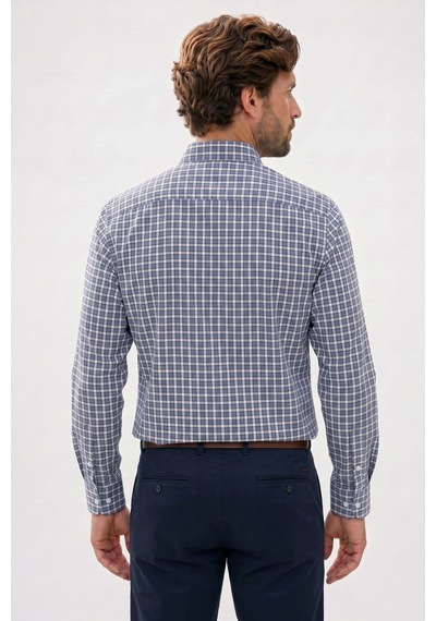 Tudors Erkek Regular Fit Klasik Kesim Düğmeli Yaka Küçük Kareli Pamuklu Gömlek-50447 Çok Renkli Tudors Erkek Regular Fit Klasik Kesim Düğmeli Yaka Küçük Kareli Pamuklu Gömlek-50447 Çok Renkli