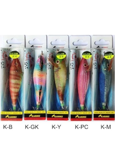 Kardez Squid Jig Glow 10Cm 10,15Gr Kalamar Zokası (467200662)