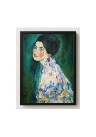 Klimt Bir Kadının Portresi Çerçevesiz Poster 30x42 Cm A3 Tablo Art Nouveau Duvar Dekoru