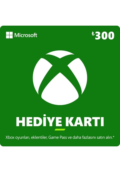 Microsoft Xbox Hediye Kartı 300 TL