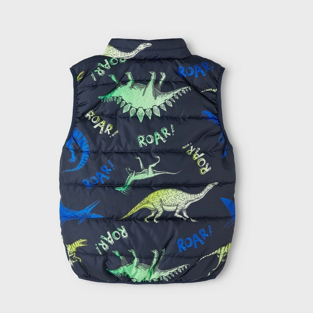 United Colors of Benetton Name It Nmmmylane Dino Roar Erkek Çocuk Yelek Lacivert