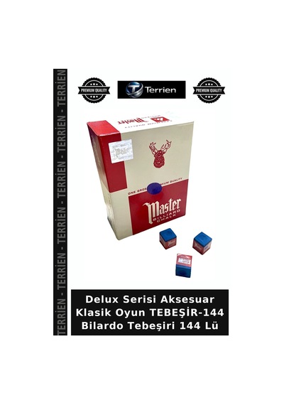 Delux Serisi Aksesuar Klasik Oyun Tebeşir-144 Bilardo Tebeşiri 144 Lü