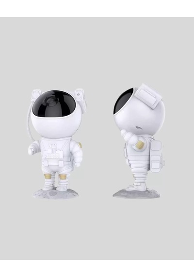 Home Bluetooth Müzikli Astronot Projeksiyon Lambası Yıldız Ve Ay Efektli