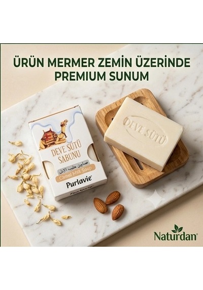 Deve Sütü Sabunu Doğal El Yapımı 100g-3 Adet Karışık