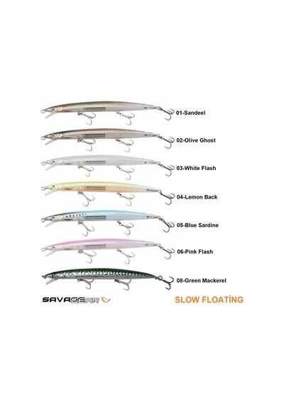 Savage Gear Sandeel Jerk Minnow 145 14g Slow Floating Maket Yem