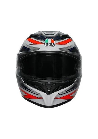 Agv Kask K3 Space Matt Whıte Red Fluo Renkli