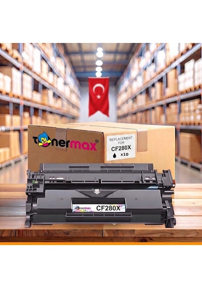 Hp Laserjet Pro 400 M401dw Muadil Toner Çipli Cf280x 10'lu