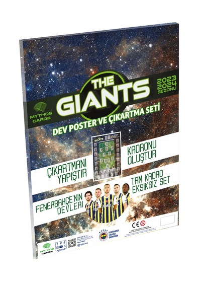 Mythos Cards The Gıants Dev Poster Ve Çıkartma Seti