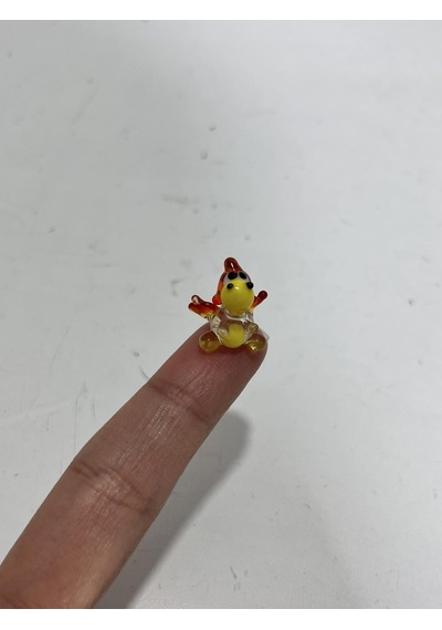 El Yapımı Mini Murano Cam Dinozor Biblo A153-08