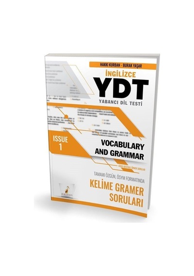 YDT İngilizce Vocabulary and Grammar Issue 1 - Burak Yaşar - Pelikan Yayınları