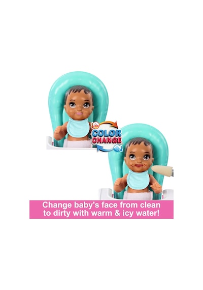 Barbıe Bebek Bakıcısı Bebeği Ve Aksesuarları Oyun Setleri - Pembe Standart