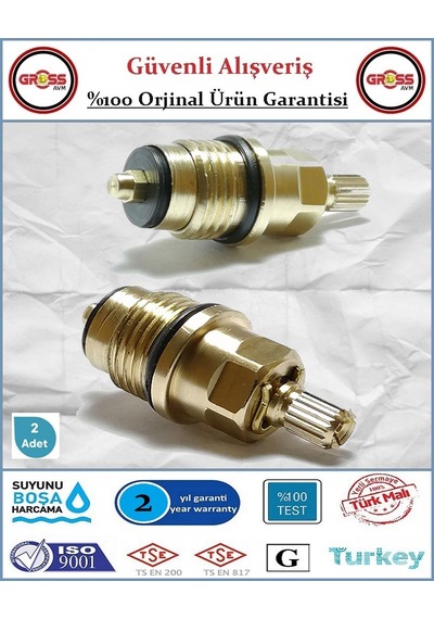 Şenpres Salmastra Musluk İçi - %100 Prinç - Contalı - 2 Adet